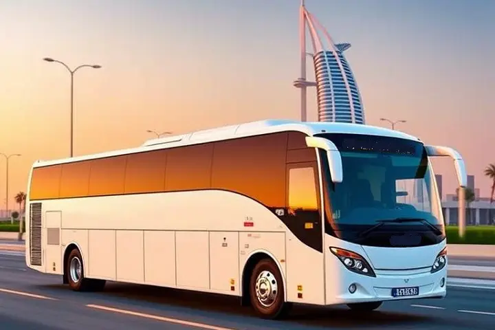 Hire A School Bus For Rent in Dubai - aroojbusrental